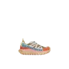 Moncler Chunky Sole Mesh Panels Pull Tab Sneakers In Multicolour