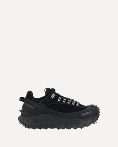 Moncler Sneakers Trailgrip Lite3 En Nubuck Et Daim In Black