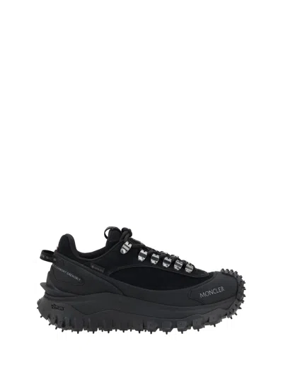 Moncler Sneakers Trailgrip Lite3 En Nubuck Et Daim In Black