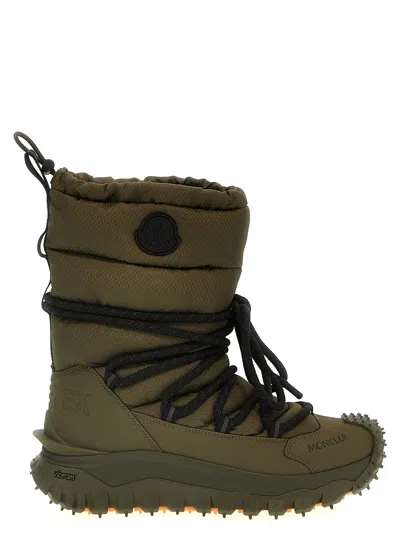 Moncler Trailgrip Après Ankle Boots In Green