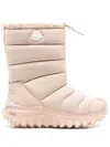 Moncler Round Toe Ankle Boots With Gore-tex Technology In Neutrals