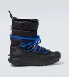 Moncler Men's Trailgrip Apres Quilted Snow Boots In Black