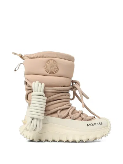 Moncler Trailgrip Apres High Gore-tex Snow Boots In Neutral
