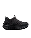Moncler Trailgrip Après Down-filled Sneakers In Black