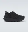 Moncler Trailgrip Après Quilted Shell Slip-on Sneakers In Black
