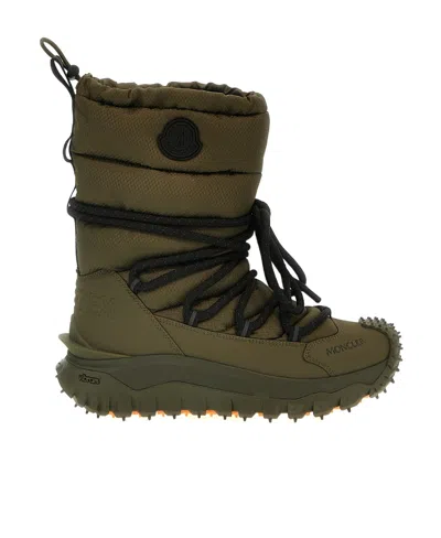 Moncler Trailgrip Après Padded Boots In Green