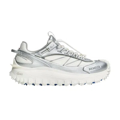 Pre-owned Moncler Trailgrip Gore-tex Sneaker 'silver' | Men's Size 39
