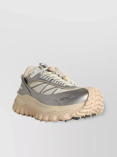 Moncler 'trailgrip Gtx' Chunky Sole Sneakers In Neutral