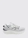 Moncler Light Grey Real Leather Trailgrip Gtx Low Top Sneakers In White