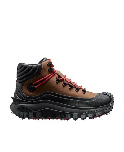 Moncler Trailgrip Gtx Lace-up Boots In Black