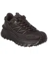 Moncler Trailgrip Gtx Leather Sneaker In Black
