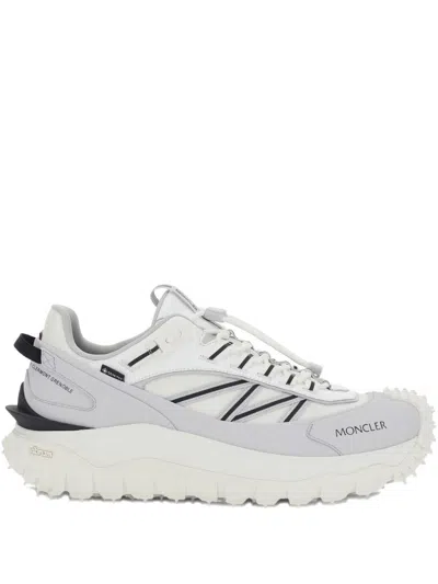 MONCLER TRAILGRIP GTX LEATHER SNEAKERS