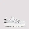 Moncler Light Grey Real Leather Trailgrip Gtx Low Top Sneakers In White