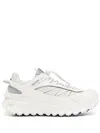 Moncler Trailgrip Gtx Panelled Sneakers In Weiss
