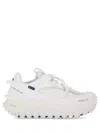 Moncler White Fabric Trailgrip Gtx Sneakers In White