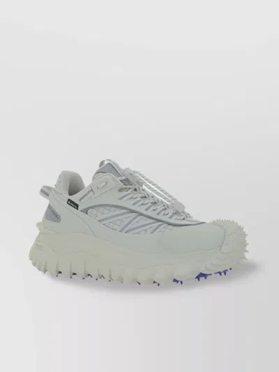 Moncler Trailgrip Gtx Mesh Oversize Sneakers In White