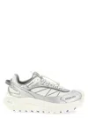 Moncler Two-tone Fabric And Leather Trailgrip Sneakers
