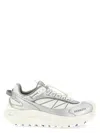 Moncler Two-tone Fabric And Leather Trailgrip Sneakers