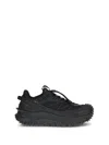 Moncler Men Trailgrip Gtx Mesh And Leather Sneakers In Black