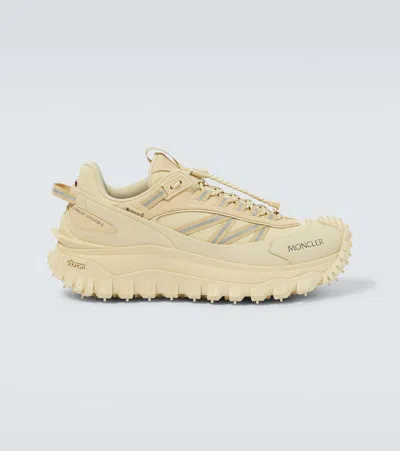 Moncler Trailgrip Gtx Sneakers In Beige