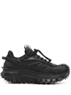 Moncler Trailgrip Gtx Leather Sneaker In Black