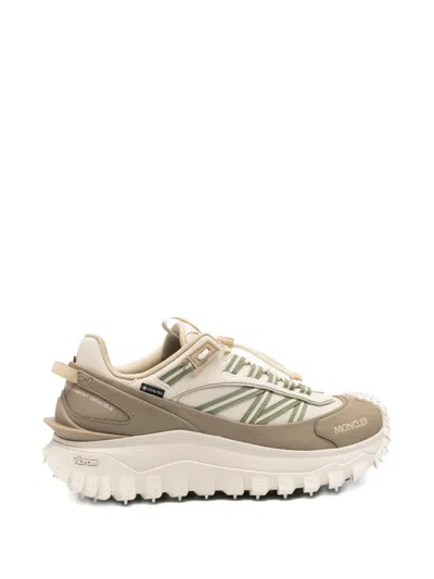 Moncler Lace-up Waterproof Sneakers With Vibram Traction And 4.5 Cm Sole Elevation In Multi