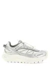 Moncler Two-tone Fabric And Leather Trailgrip Sneakers