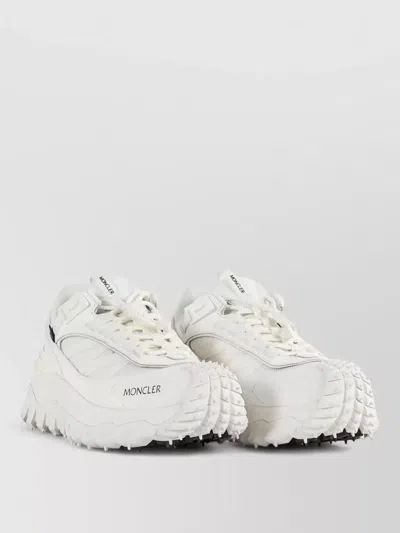 Moncler Trailgrip Gtx Sneakers Thick Sole Traction In White