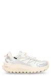Moncler Leather Trailgrip Gtx Sneakers In Silver
