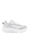 Moncler Two-tone Fabric And Leather Trailgrip Sneakers In White