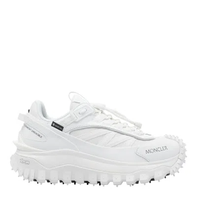 Moncler Waterproof Trailgrip Gtx Sneakers With Carbon Fiber In White