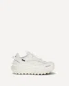 Moncler Waterproof Trailgrip Gtx Sneakers With Carbon Fiber In White