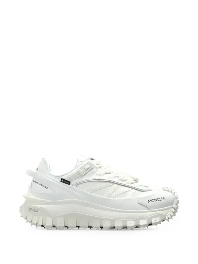 Moncler White Fabric Trailgrip Gtx Sneakers In Multi