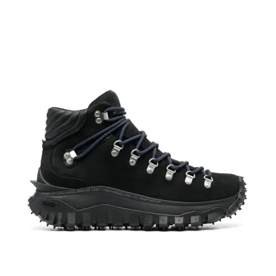 Moncler X Fragment Hiroshi Fujiwara High-top Sneakers In Black