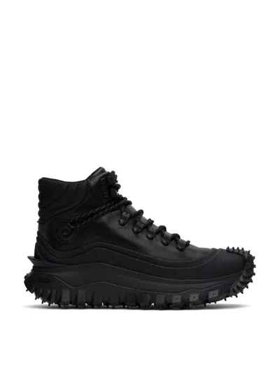 Moncler Trailgrip High Gtx Lace-up Boots In Black