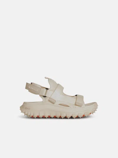 Moncler 'trailgrip' Ivory Mesh Sandals