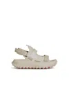 Moncler Mesh Sandals With Open Toe In Beige