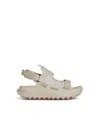 Moncler Trailgrip Ivory Mesh Sandals In White