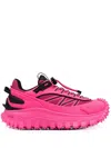 Moncler Trailgrip Lace-up Sneakers In Pink