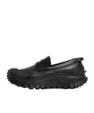 Moncler Trailgrip Leather Loafers
