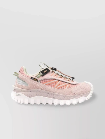 Moncler Trailgrip Lightweight Sneakers With Vibram® Megagrip Outsole In Pink