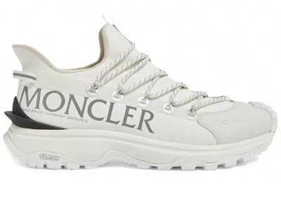 Pre-owned Moncler Trailgrip Lite 2 Grey Black (women's) Sneakers In White