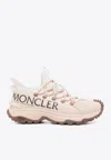 Moncler Lite 2 Low-top Sneakers With Vibram Sole In Beige