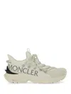 Moncler White Nylon Sneakers In Neutral