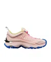 Moncler Lite Low-top Sneakers With Chunky Sole In Nude
