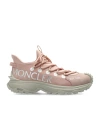 Moncler Trailgrip Lite2 Sneakers With Rugged Sole And Distinctive Logo In Pink