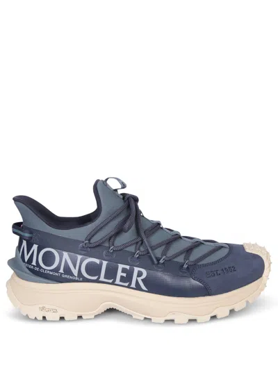 MONCLER TRAILGRIP LITE2 BLUE/BLACK LOW SNEAKERS