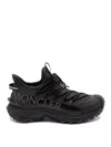 Moncler Trailgrip Lite2 Low Top Sneakers Shoes In Black