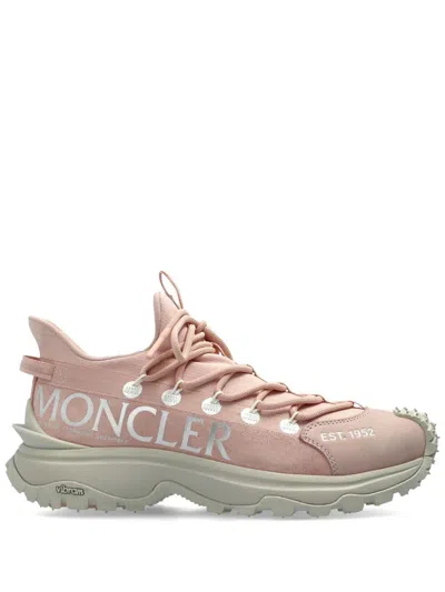 Moncler Trailgrip Lite2 Low Top Sneakers Shoes In Pink