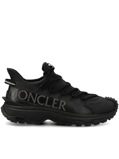 Moncler Trailgrip Lite2尼龙运动鞋 In Black
